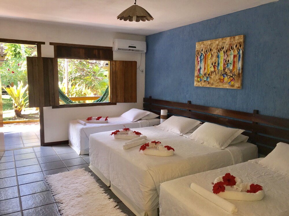 Habitación triple Estándar con vista al jardín Hotel Pousada Marambaia