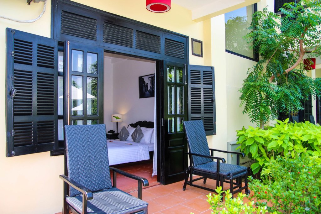 Deluxe double chambre avec balcon et Vue piscine Phu Thinh Boutique Resort & Spa