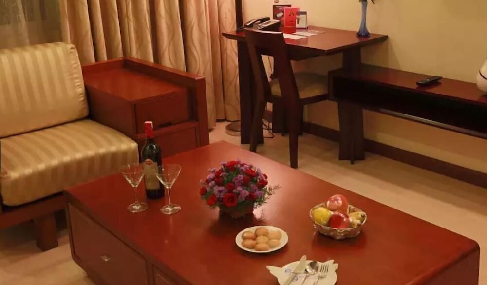 Komfort Doppel Zimmer Hotel Abhimaani Vasathi, Rajajinagar