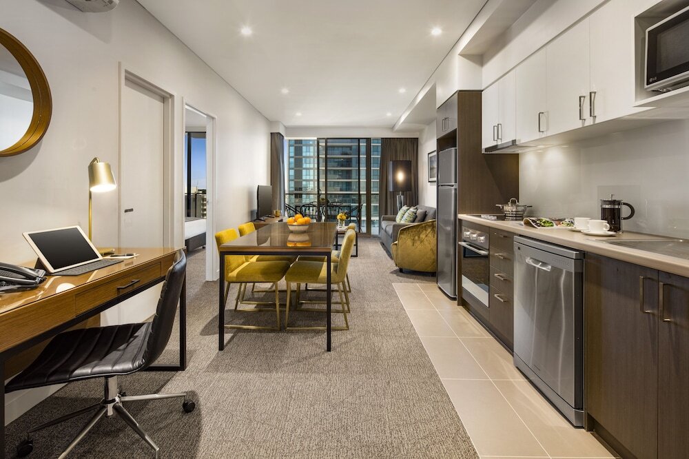 Апартаменты Executive с 2 комнатами с балконом Quest East Perth