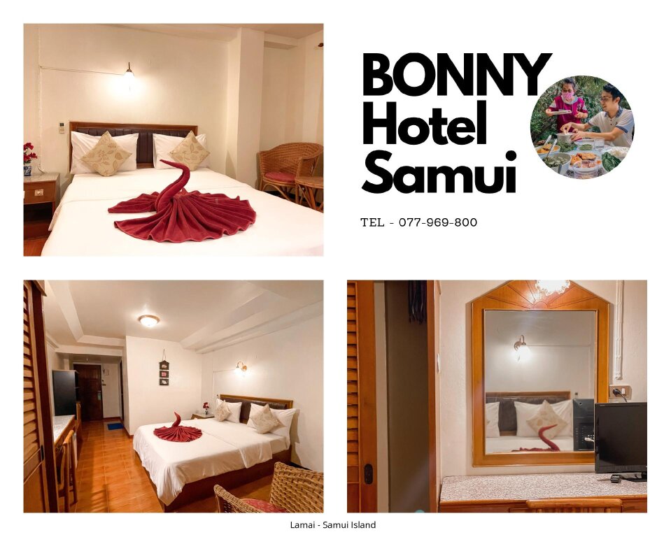 Кровать в общем номере Bonny Hotel