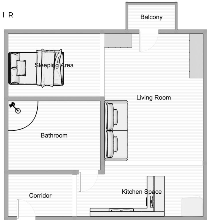 Komfort Apartment Queen Studio by Loft Affair