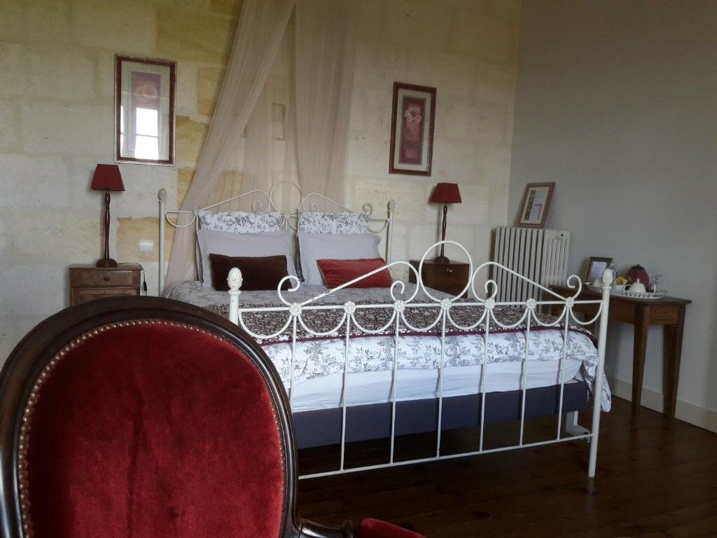 Standard Double room with balcony Chateau de la Grave