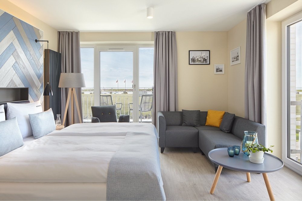 Standard Familie Zimmer mit Balkon und mit Meerblick Küstenperle Strandhotel & Spa