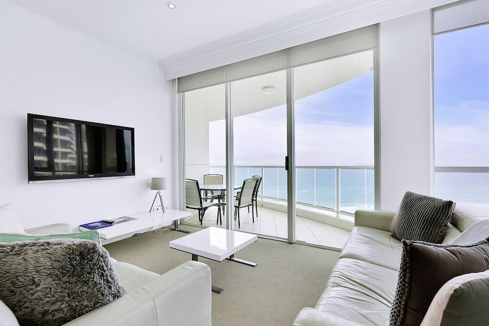 Апартаменты с 2 комнатами с балконом и с видом на океан Pacific Views Resort