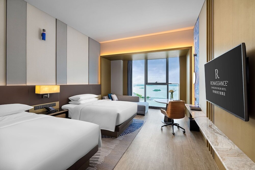 Standard Vierer Zimmer mit Seeblick Renaissance Changzhou Wujin Hotel