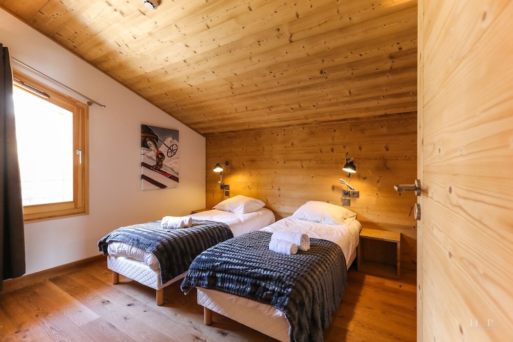 Standard Zimmer 3 Zimmer Doppelhaus mit Balkon TERRESENS - Les Fermes du Mont-Blanc