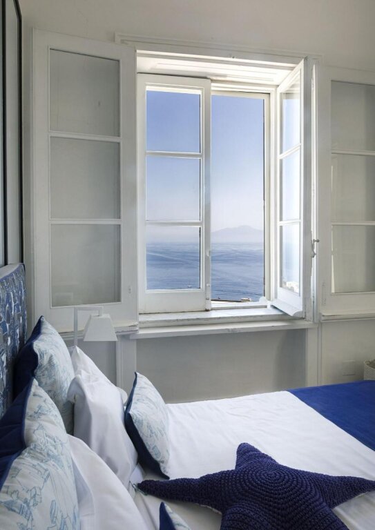 Двухместный номер Deluxe с видом на море Villa La Pergola Capri