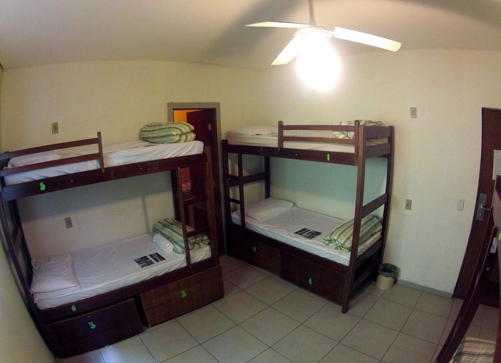 Cama en dormitorio compartido Okupe Pousada & Hostel Jardins