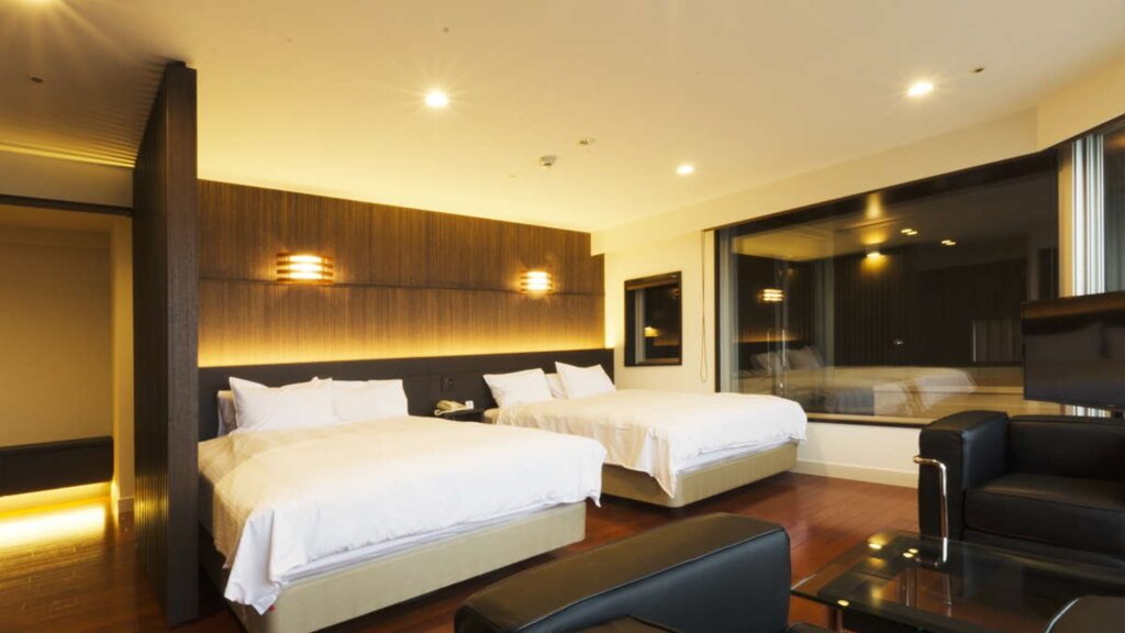 Deluxe chambre Vue sur l'océan Hotel Sansuikan