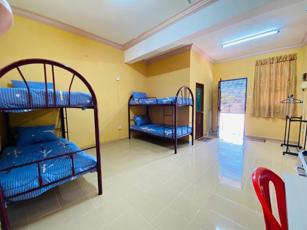 Кровать в общем номере Rhu Dormitory