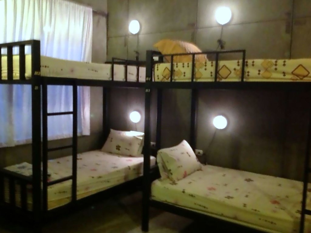 Кровать в общем номере Win Backpacker Hostel