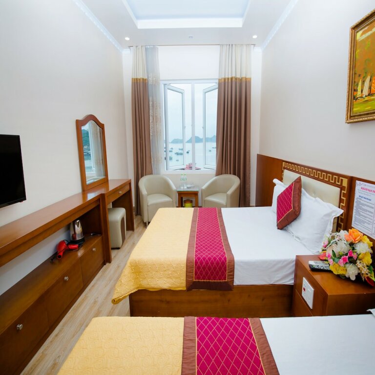 Executive Vierer Zimmer mit Meerblick Phu Thanh Sea View Hotel