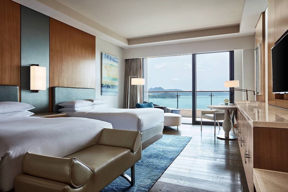 Habitación doble familiar Estándar con balcón y con vista al océano JW Marriott Hotel Sanya Dadonghai Bay