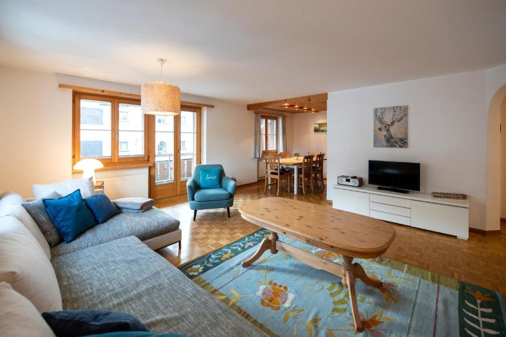 Апартаменты с 3 комнатами Sport-Lodge Klosters