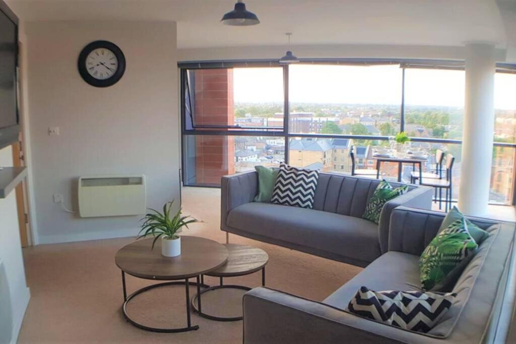 Appartement Catchpole Stays - Marconi Plaza- a 2 bed, 2 bathroom apartment with city views in the heart of Chelmsford