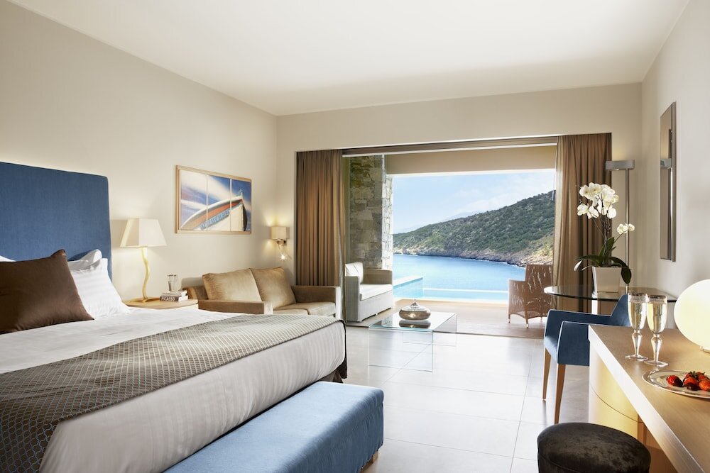 Номер Deluxe с балконом и с видом на море Daios Cove Luxury Resort & Villas