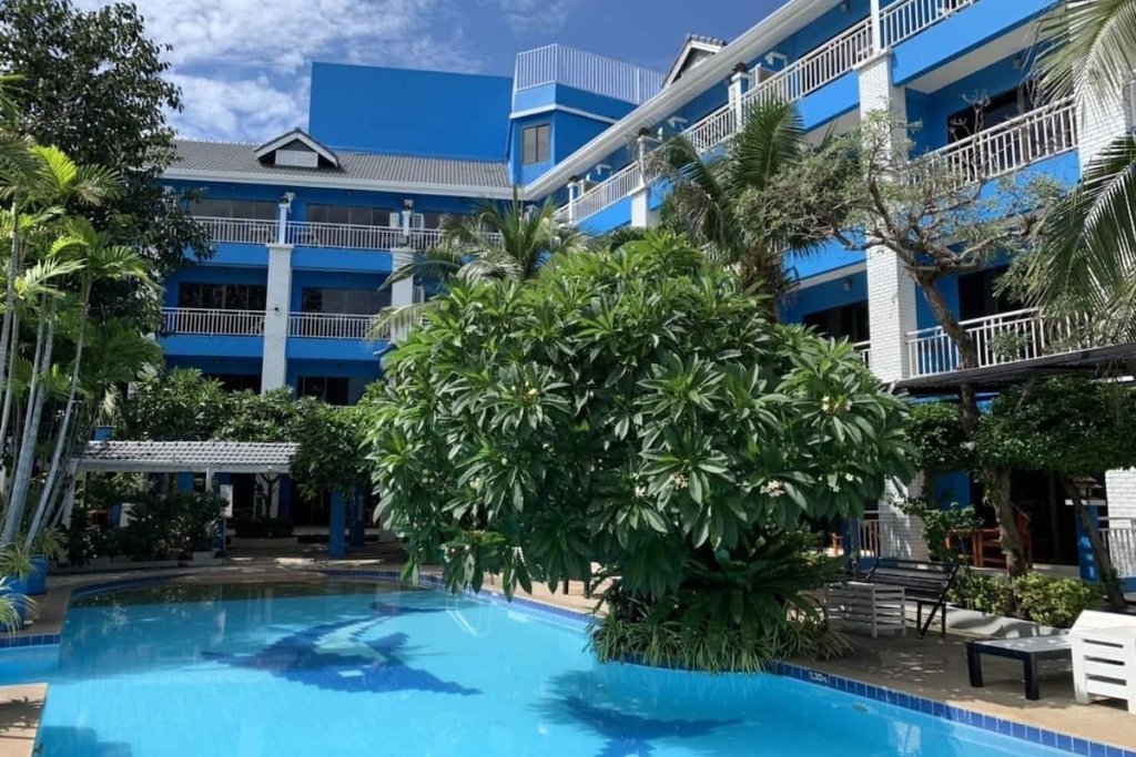 Bett im Wohnheim Blue Garden Resort Pattaya