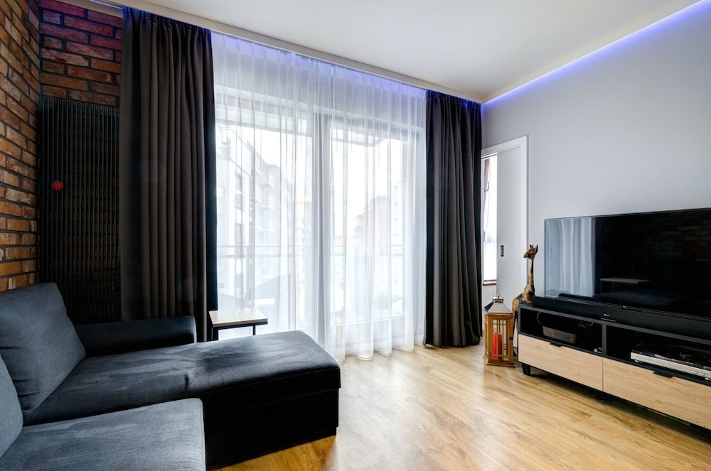 Deluxe Apartment 1 Schlafzimmer mit Balkon Dom & House - Apartments Nowa Motława