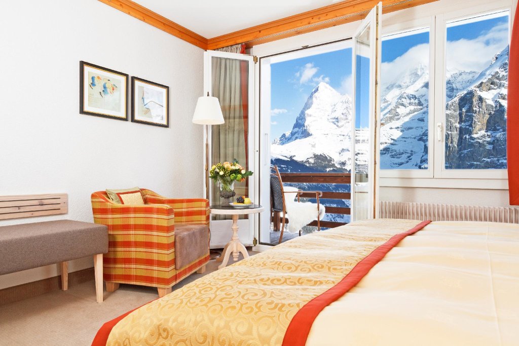 Двухместный номер Standard с видом на горы Eiger Mürren Swiss Quality Hotel