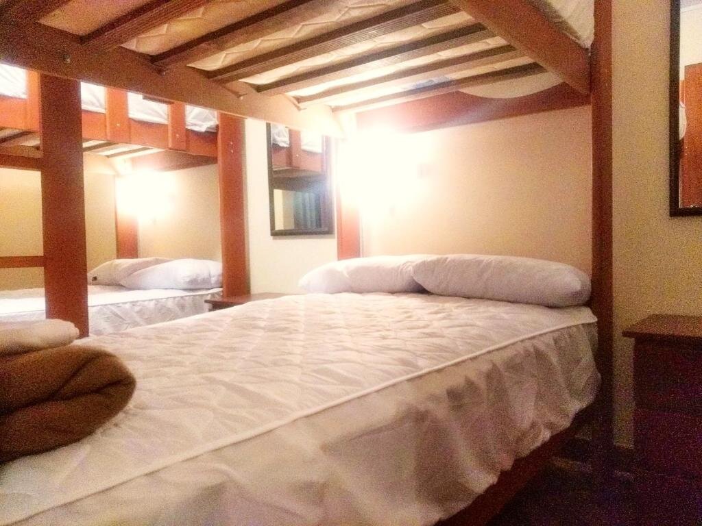 Кровать в общем номере Lima Backpackers