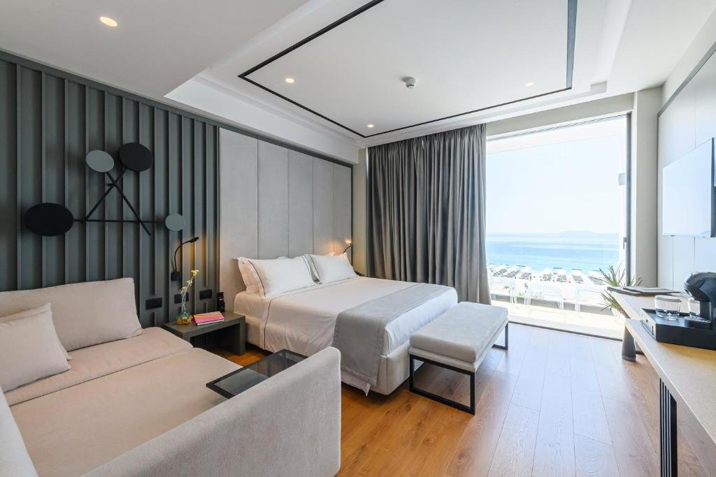 Habitación doble De lujo con balcón y con vista al mar Miamar Hotel