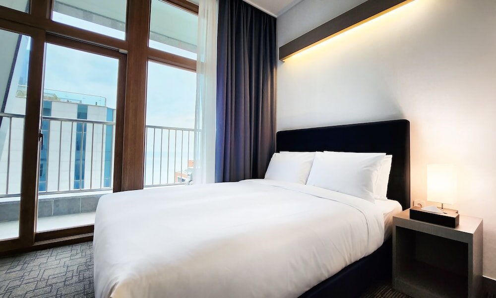Standard Doppel Zimmer mit eingeschränktem Meerblick Haeundae Blue Story Hotel