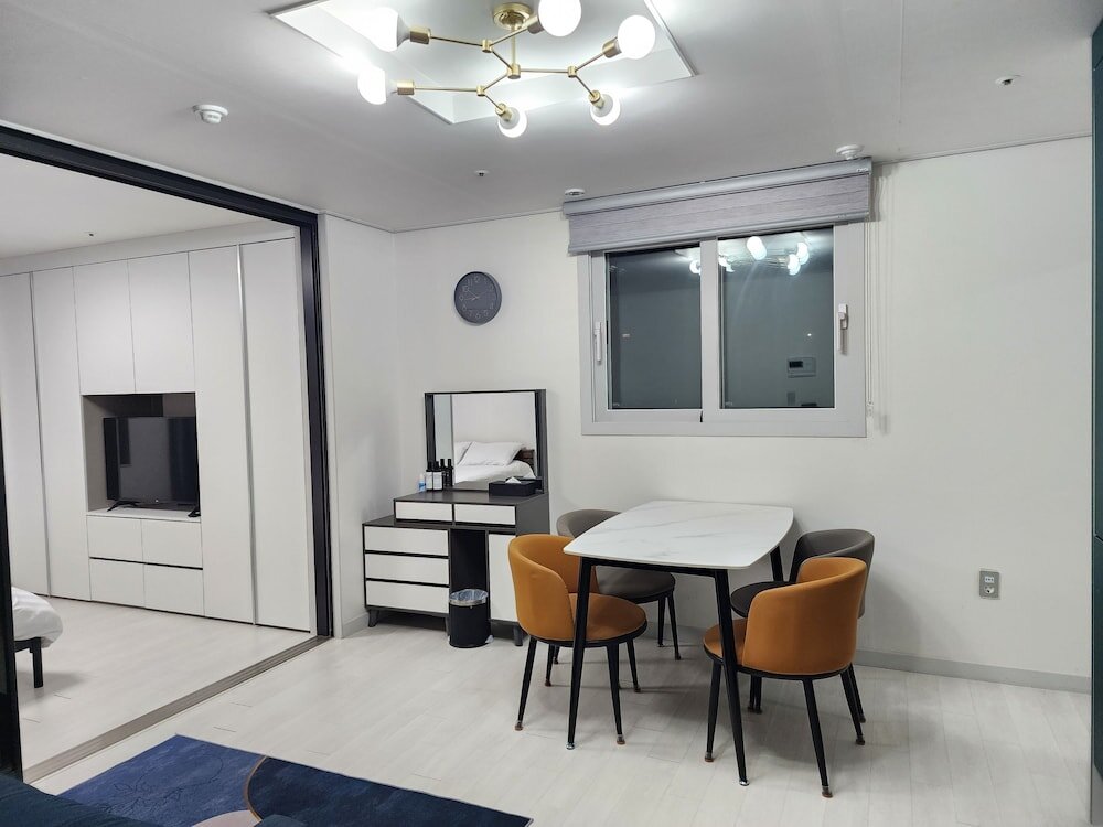 Habitación doble Premium con vista al océano Jeju Seomun Residence Hotel
