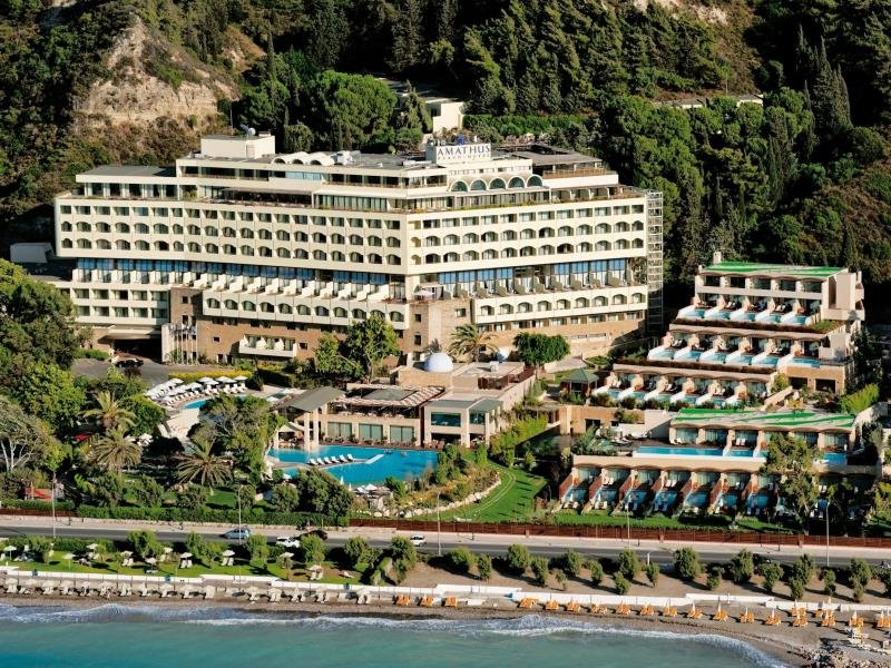 Letto in camerata con vista mare Rhodes Bay Hotel & Spa