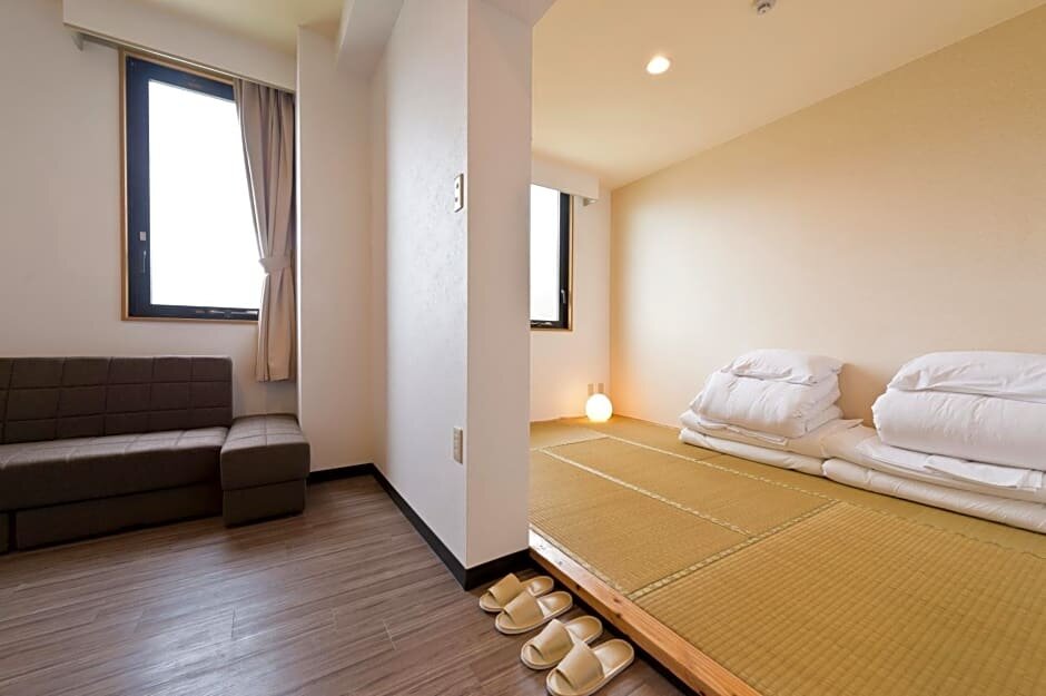 Standard quadruple chambre Onna Wafuu Hotel Hokkaisou