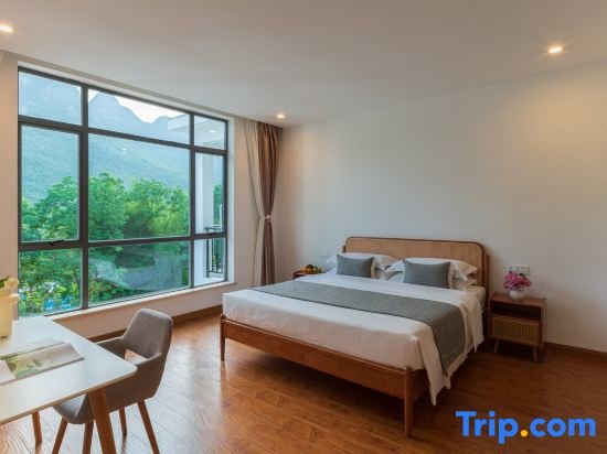 Doppel Suite 1 Schlafzimmer mit Balkon Yueshan Yushui Holiday Homestay
