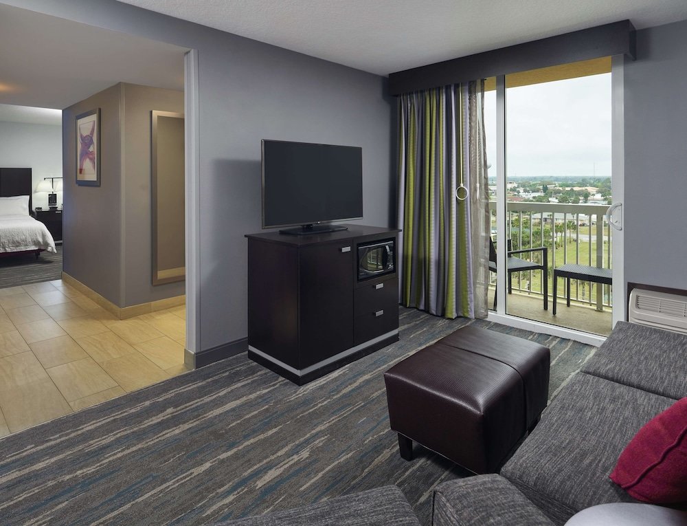 Standard Vierer Zimmer mit Stadtblick Hampton Inn Daytona Beach/Beachfront
