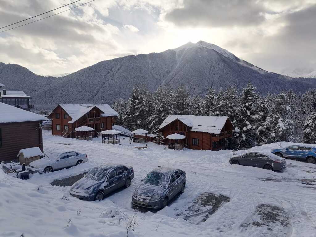 Панорама Архыз снежный