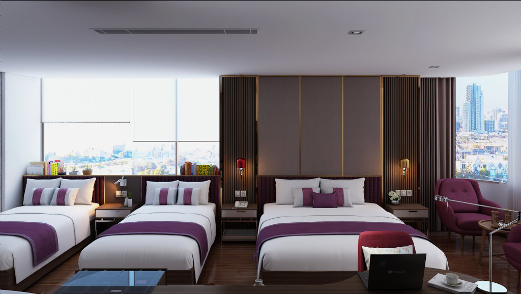 Deluxe Familie Zimmer mit Stadtblick V Hotel Nha Trang