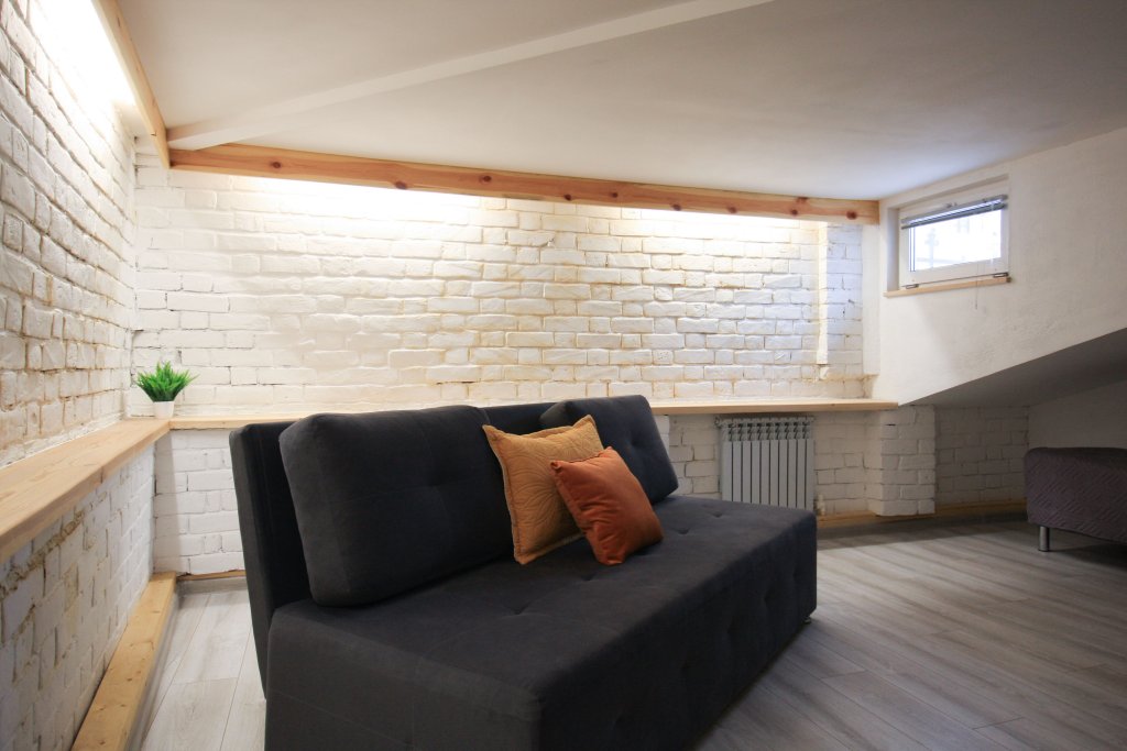 Comfort with Sofa Quadruple Attic room Rush In Aparts Gayaz Apartments