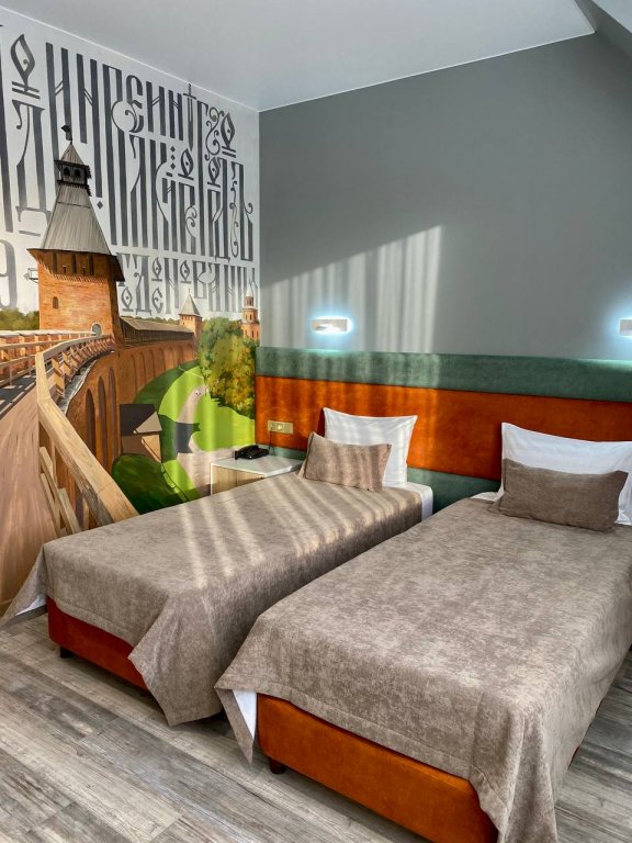 Camera doppia Novgorod Premium con vista sul cortile butik 19 Istoriy Hotel