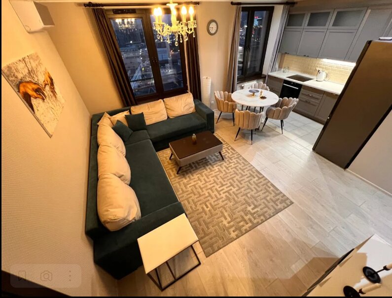 Appartamento 2 camere con balcone e con vista Semejnaya Flat