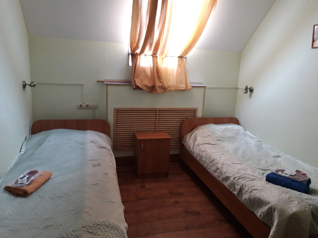 Кровать в общем номере Отель Московские грёзы