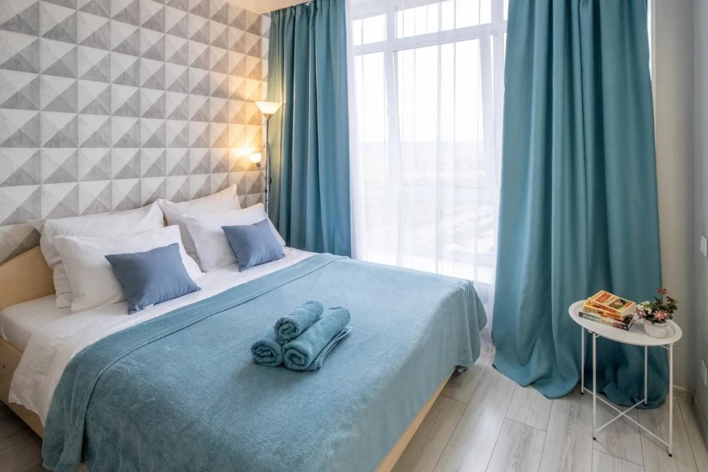 Apartment 1 Schlafzimmer mit Blick Studiya Sibir House Na Pritomskom Prospekte 25 Apartments