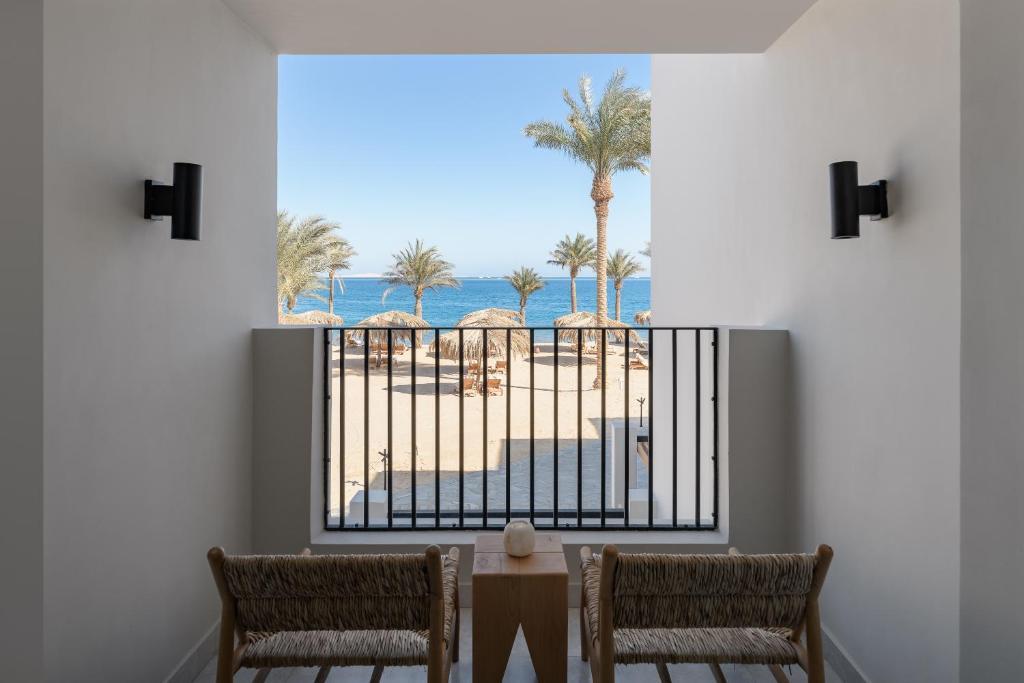 Deluxe double chambre avec balcon et Vue mer Serry Beach Resort