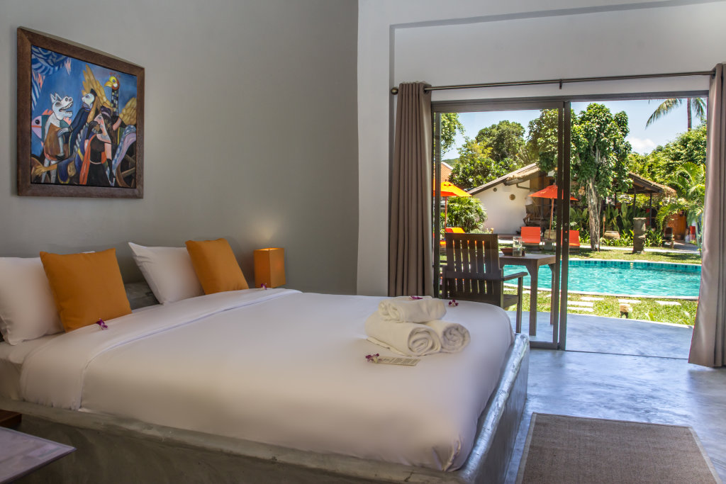 Deluxe room with balcony and with view Secret Garden Beach Resort