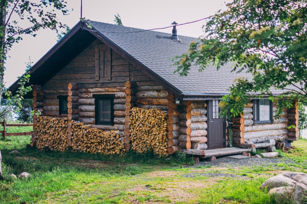 Karelia log house дом с баней