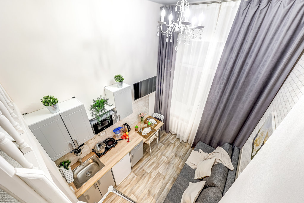 Standard quadruple chambre duplex Yevrostudii Na Narvskoy Apartments