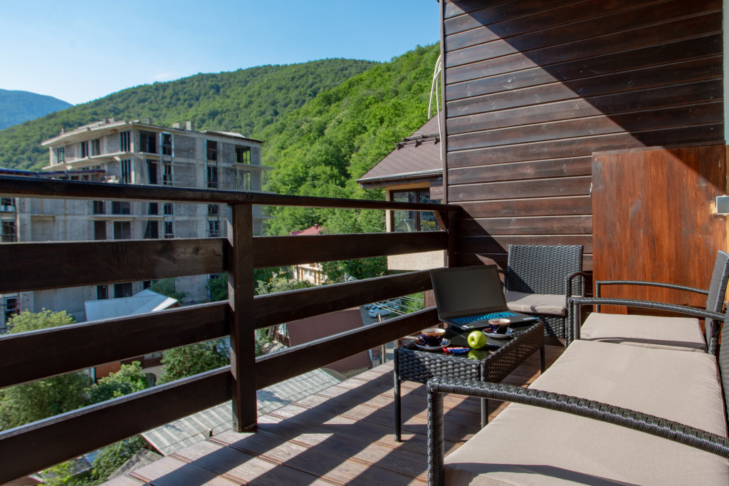 Luxe appartement avec balcon et Vue montagne Шале Краснополянское в Монте-Розе