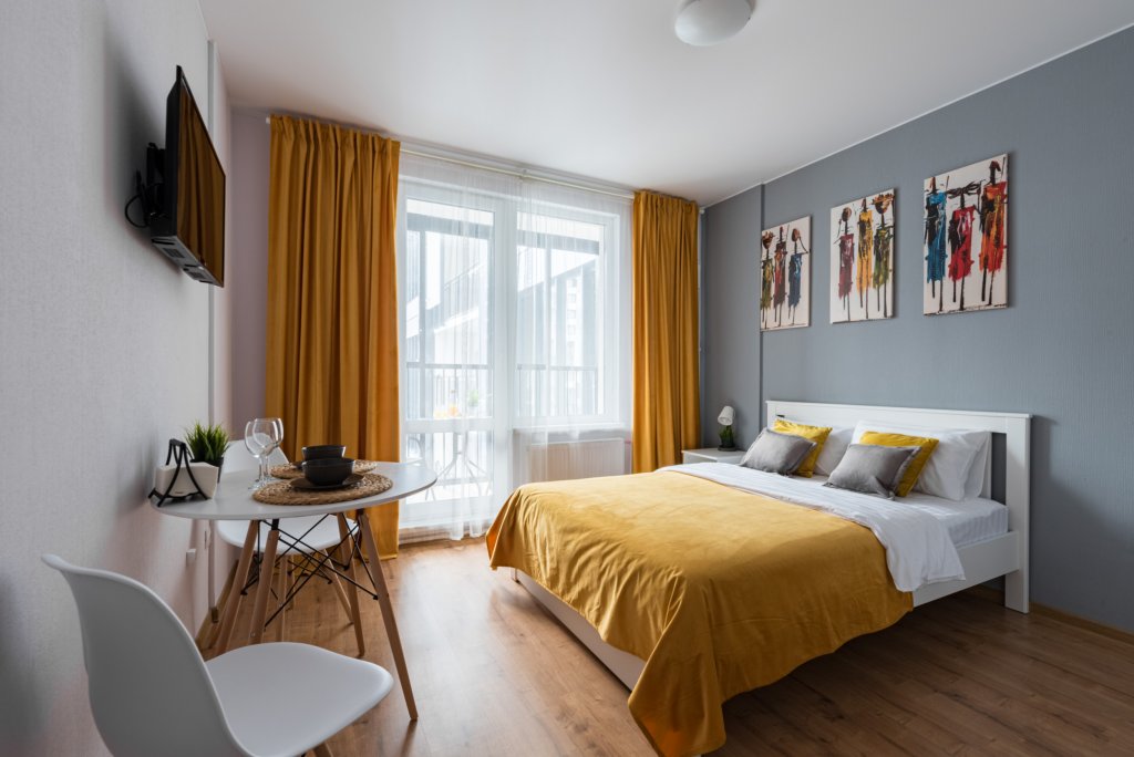 Supérieure double chambre avec balcon Morskoy Fasad Apart-Hotel
