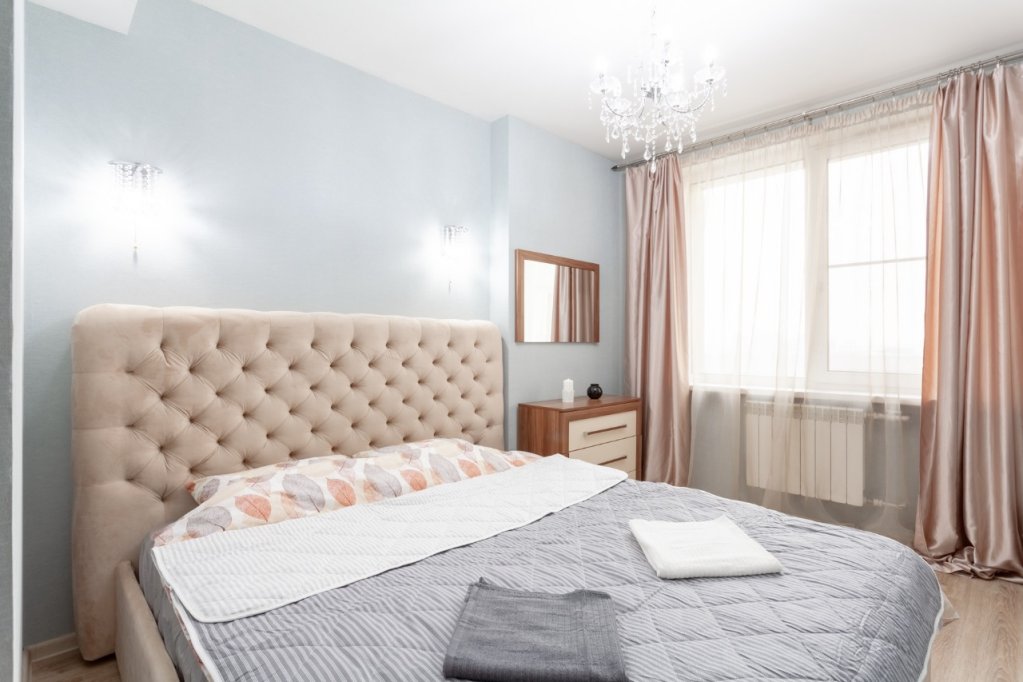 Komfort Doppel Apartment 2 Schlafzimmer mit Stadtblick Vita Ryadom S Metro Begovaya Flat