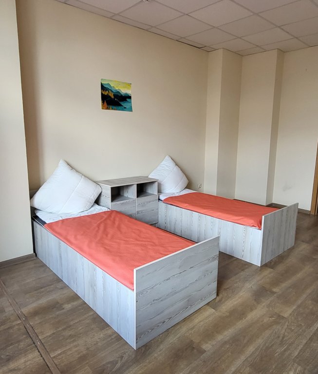Economy Doppel Zimmer mit Blick Port 55 Hostel