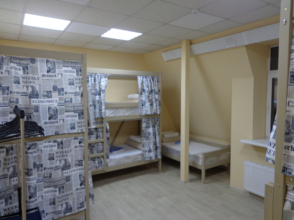 Кровать в общем номере Хостелы Рус - Бакунинская