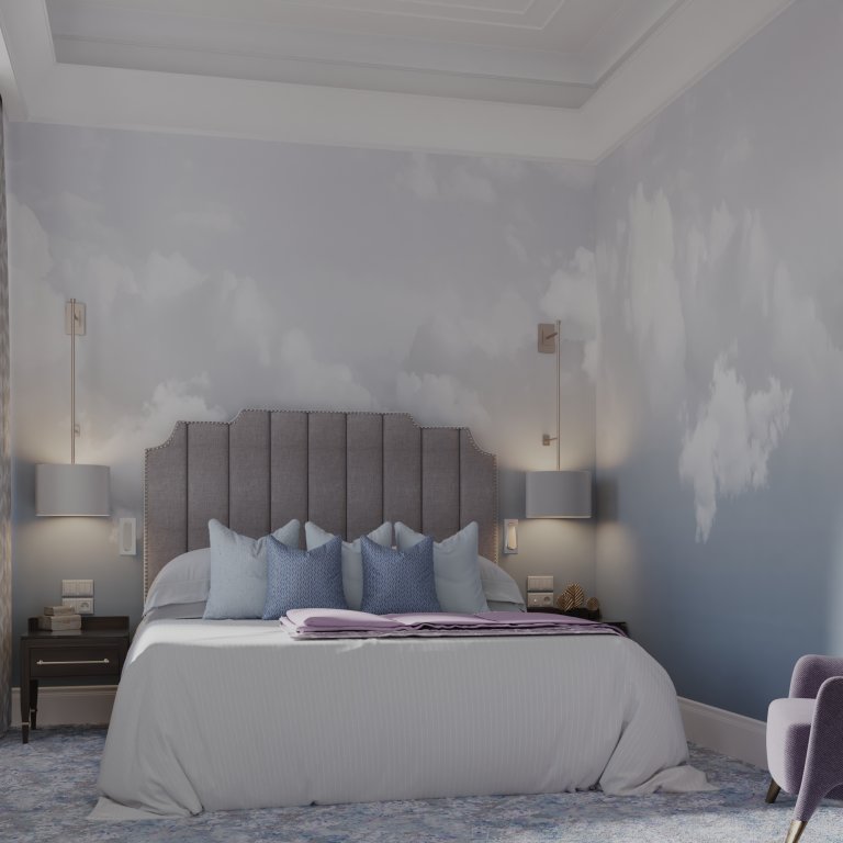 Deluxe Doppel Zimmer mit Straßenblick Hotel Cosmos Selection Saint-Petersburg Italyanskaya