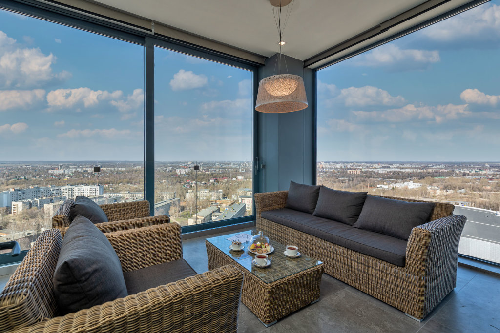 Suite doppia Premium VIP1 con balcone e con vista sulla città Sokolyona Hotel